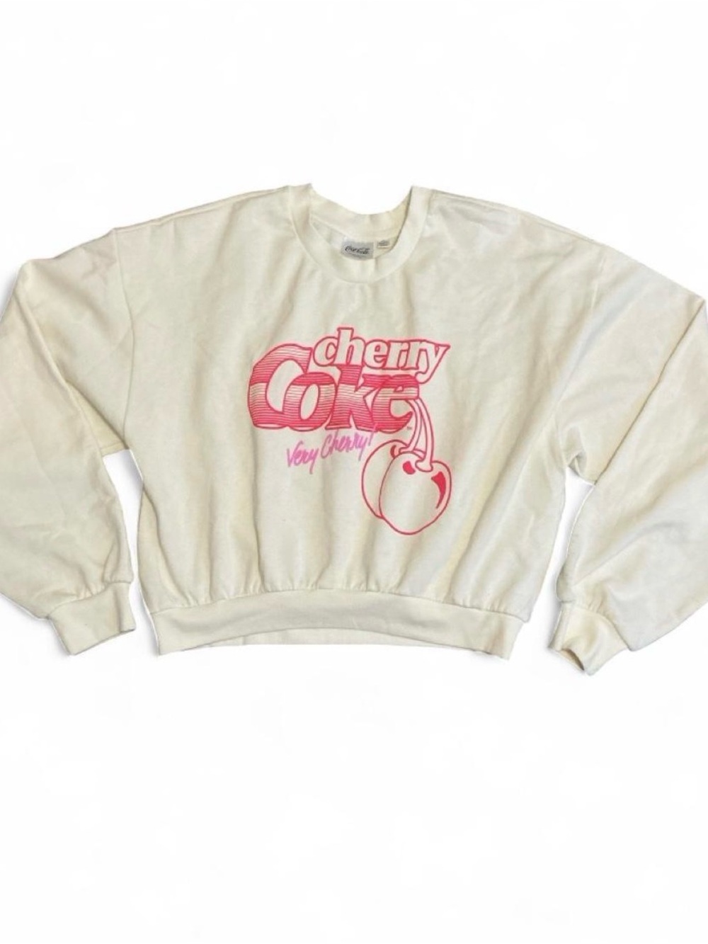 Coca-Cola Cherry Coke Cropped Sweatshirt XXL